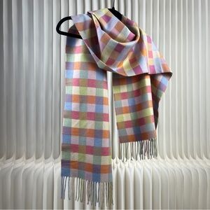 Lord & Taylor Checkered Scarf